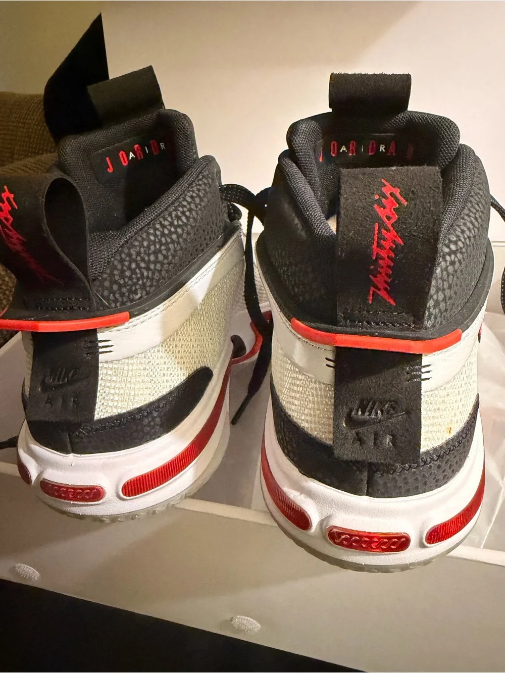 Air Jordan XXXVI 36 “First Light” – Men’s 9.5 – White/University Red/Black